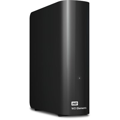 WD Elements 8 TB, Festplatte, schwarz