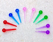 Dreamz *** LARGE HOLE *** EARRINGS Plastic Pearl Doll Jewelry ...see Note