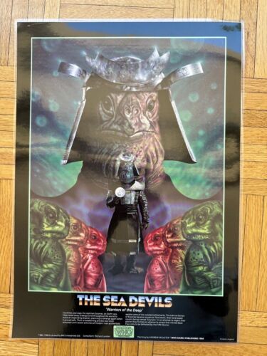 DOCTOR WHO SEA DEVILS WARRIORS OF THE DEEP LAMINATED POSTER -EXCELLENT CONDITION - Picture 1 of 1