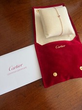 Pulsera CARTIER D'Amour Oro Rosa 18K Zafiro Rosa + Papeles
