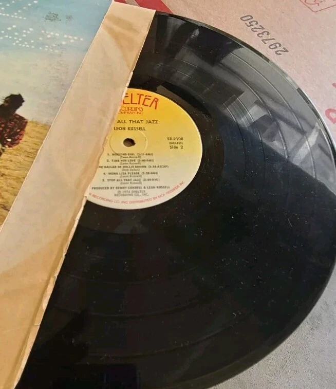 LEON RUSSELL STOP ALL THAT JAZZ SHELTER 1974 US ORIGINAL VINYL LP Foto 3 de 3