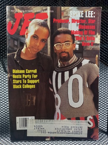 SPIKE LEE Diahann Carroll Vtg Racial Black Americana JET Magazine Nov 10 1986