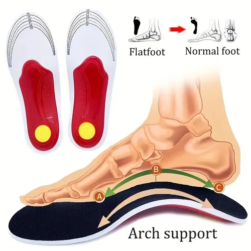 Orthopädische Einlegesohlen Plattfuß Spreizfuß Senkfuß Einlagen für Damen&Herren - Bild 2 von 23