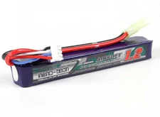 Turnigy Nano-Tech 1200mAh 3S 11.1V 25C 50C Airsoft Lipo Battery Mini-Tamiya