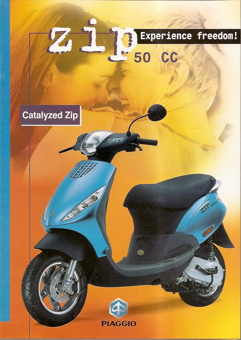 Scooter Brochure - Piaggio - Zip Catalyzed (DC369) | eBay