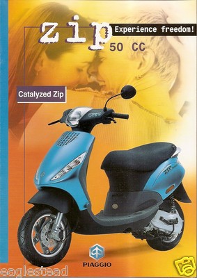 Scooter Brochure - Piaggio - Zip Catalyzed (DC369) | eBay