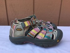 Keen Newport H2 Multi Color Canvas Toddler Fisherman Sandal US Sz 13 EU 31