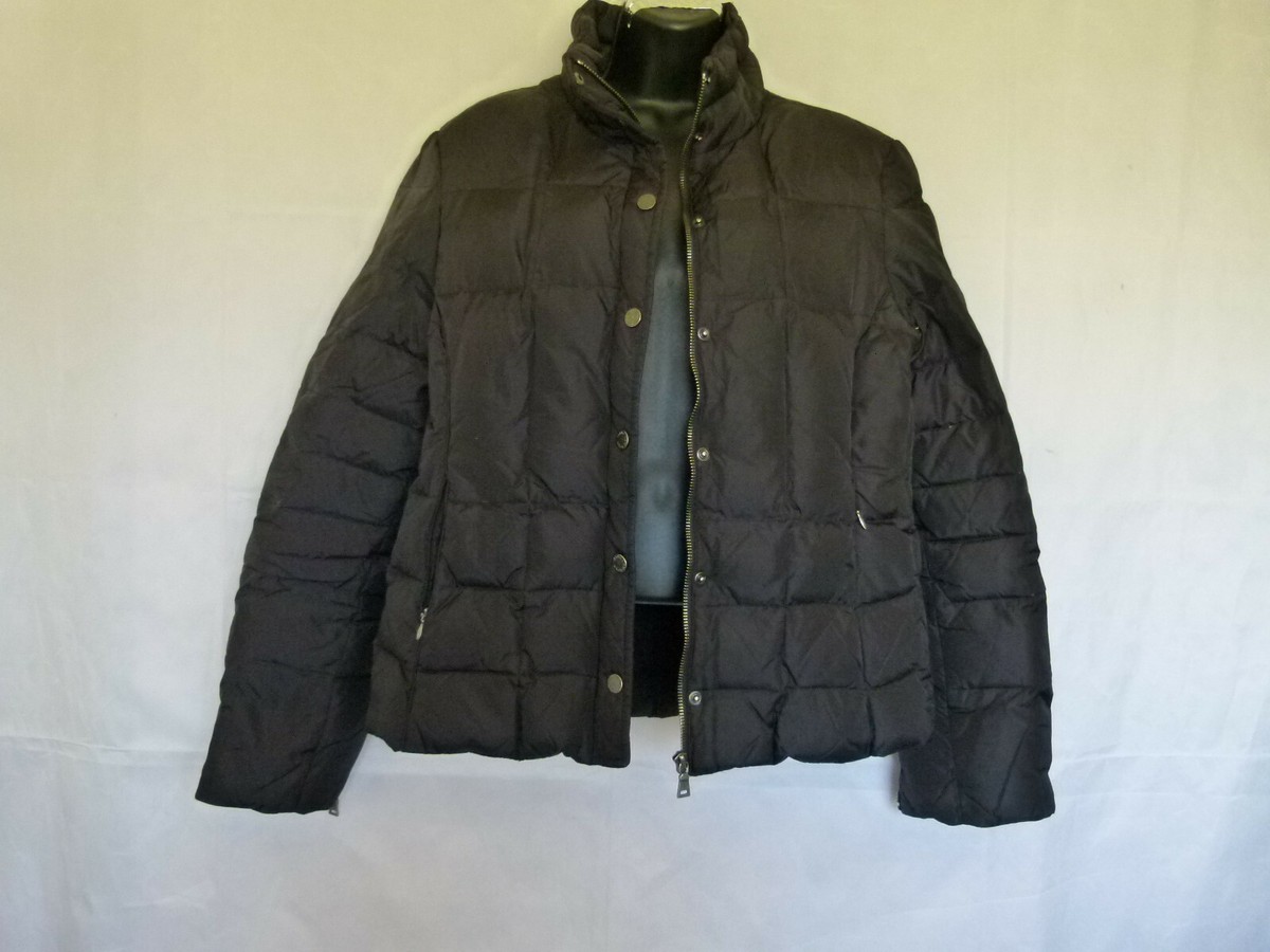 Andrew Marc New York Women's Black Full Zip Down Puffer Jacket