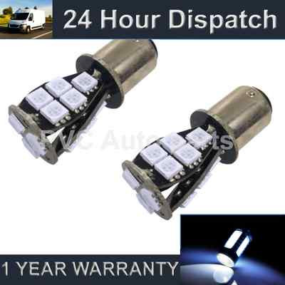 2X 380 BAY15D 1157 WEISS 18 SMD LED STOP RÜCKBREMSLICHT GLÜHBIRNEN ST201102