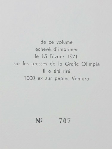 Victor Brauner: Galerie Alexandre Tolas, numbered ed. Grafic Olimpie 1971. PB VG - Picture 5 of 6