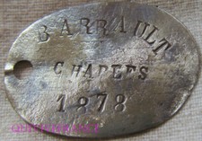PID255 - Dog Tag Identit&auml;tsplakette - AUXERRE Klasse 1878