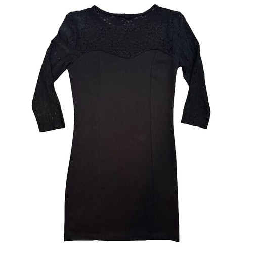 Forever 21 Black Gold 3/4 Sleeve Hi Low Dress Sz S | eBay Forever 21 Black Gold 3/4 Sleeve Hi Low Dress Sz S | eBay
