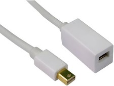 Image of Mini Displayport Display Port Extension Cable Mini DP Extending Lead