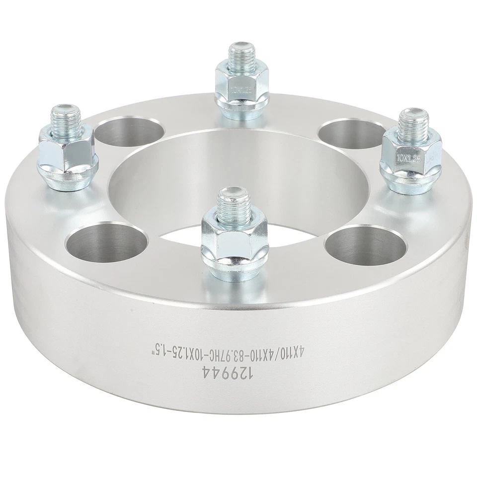 Espaciador de rueda 1,5" 4x110 4X 10x1,25 para Honda Rancher 400 420 350 Kawasaki KFX90 Foto 2 de 4