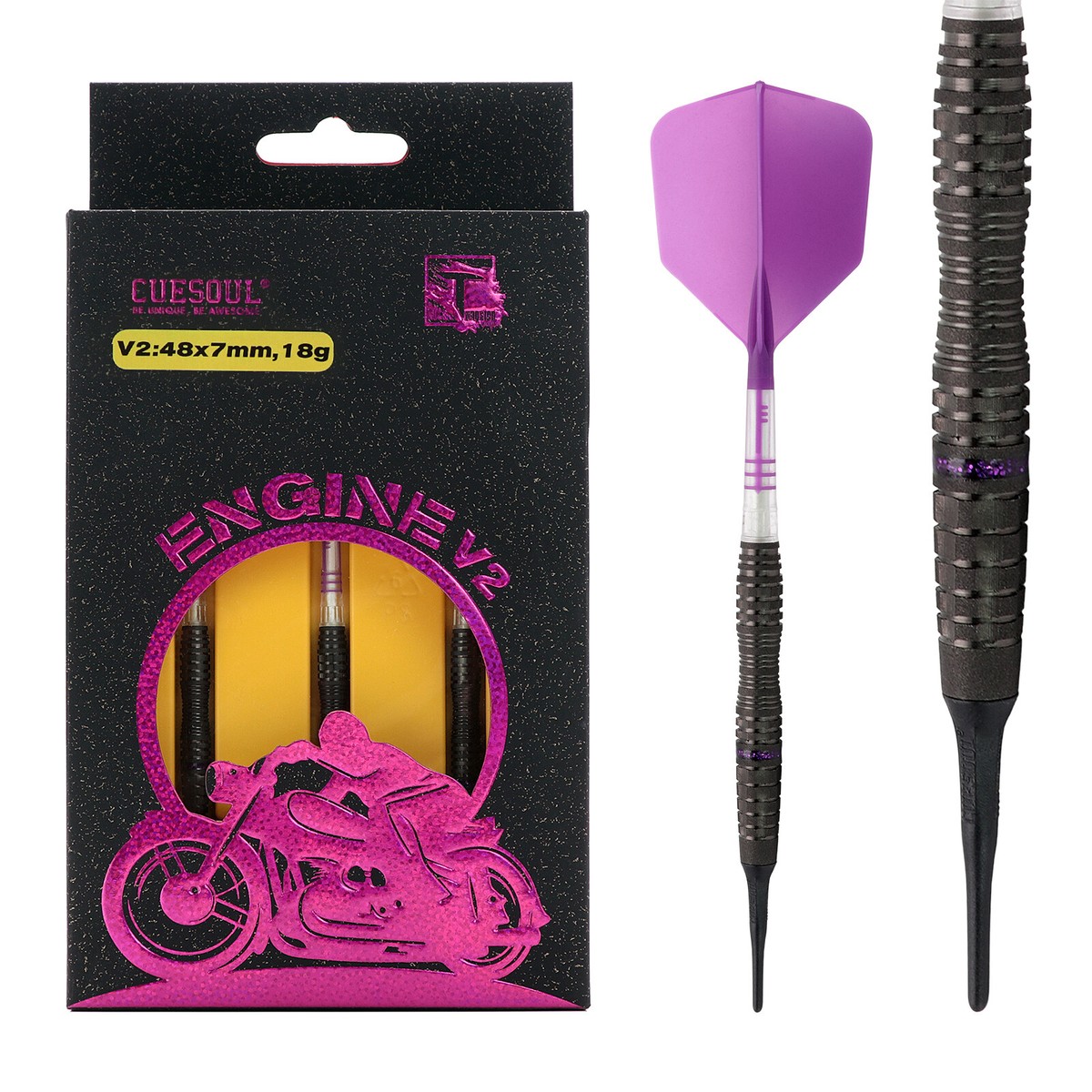 CUESOUL DART TECHNOLOGY CUESOUL ダーツ CUESOUL Professional Electronic Soft Tip Darts 16g