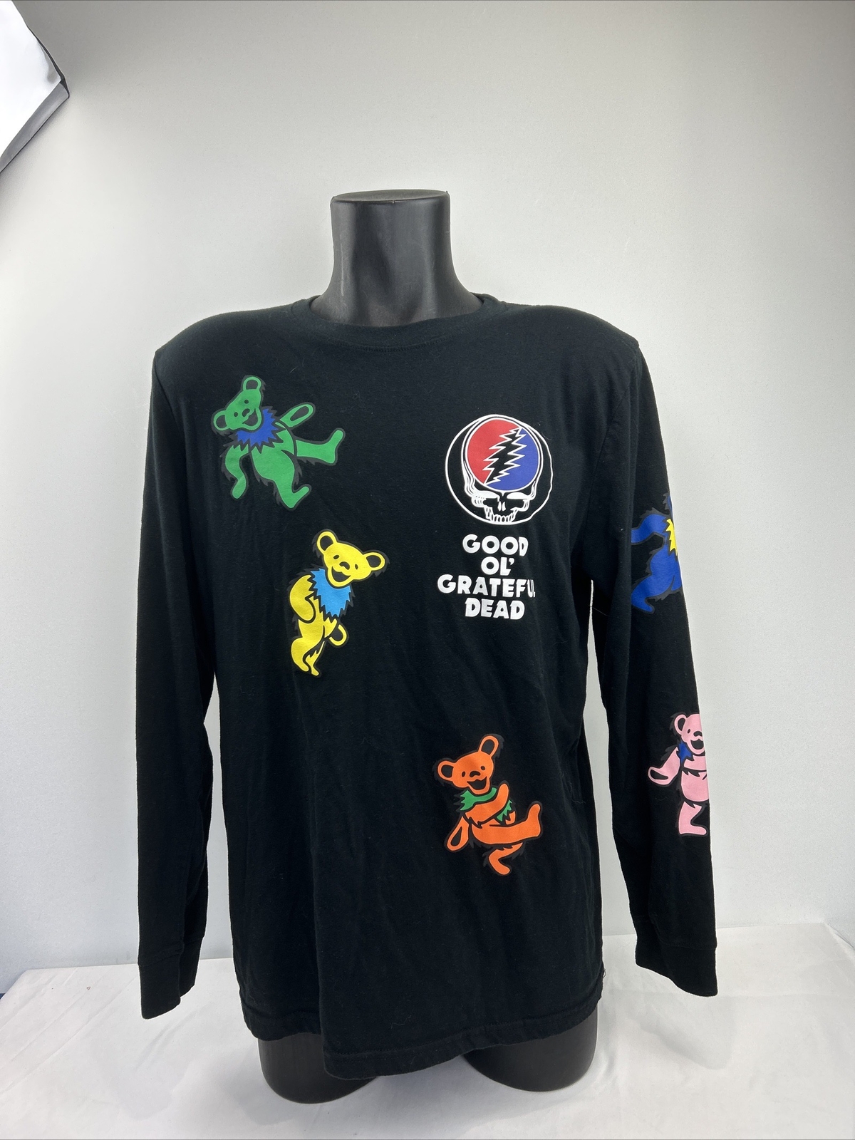 GRATEFUL DEAD Dancing Bear JERRY Garcia album MENS La… - Gem
