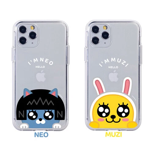 Funda de gelatina transparente Kakao Friends Peekaboo para iPhone 6/6S iPhone 6/6S Plus Foto 4 de 4