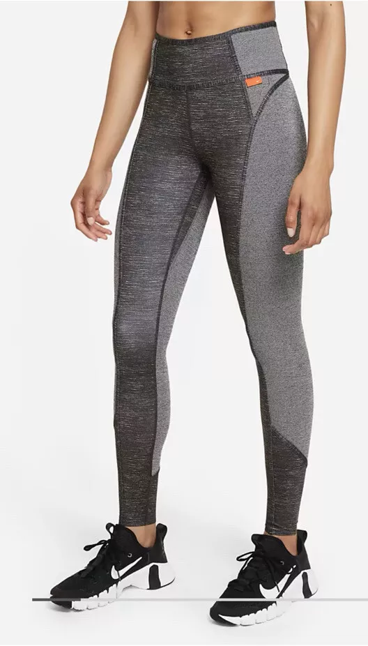 DD4553-010 NWT Nike Mid Rise Dri Fit One Luxe Legging Tight Pant