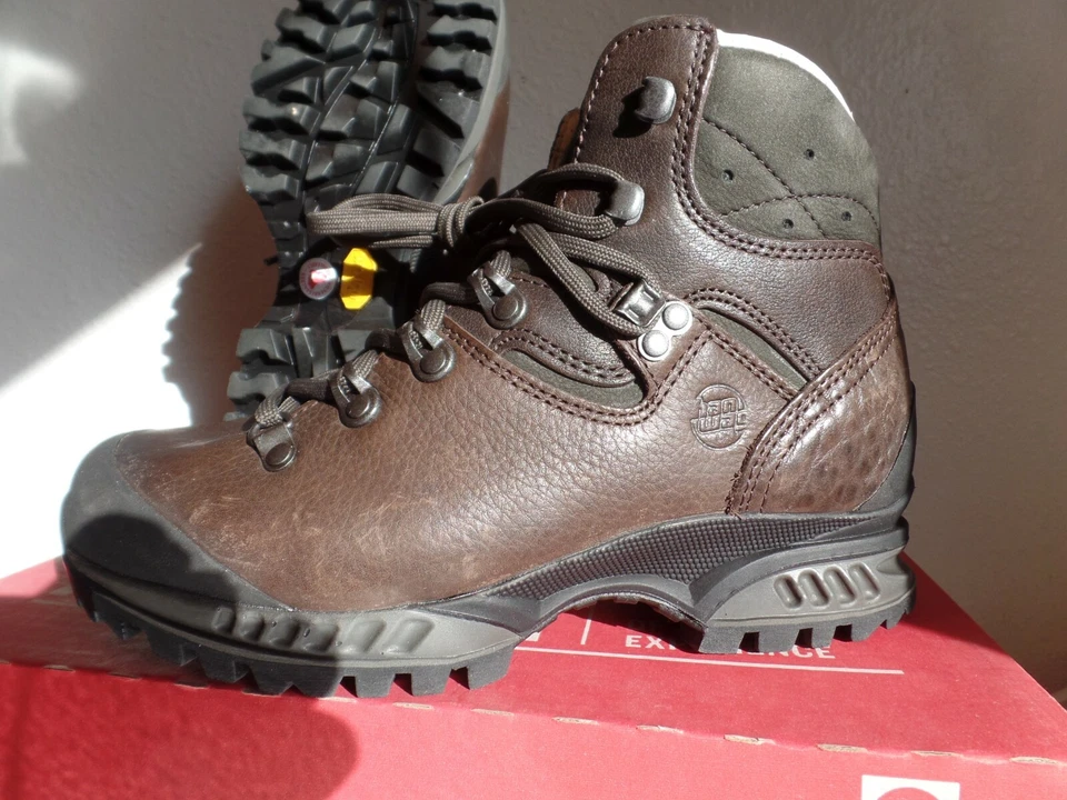 NEW Hanwag LEATHER Lhasa Lady Hiking Boots Size US 5.5 eur 37.5 Maroon chestnut - Image 4 of 4