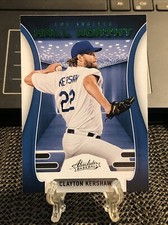 2022 Panini Absolute - Hall Worthy  Green #HW-5 Clayton Kershaw