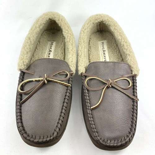 L.B. Evans HideAways Men's Elijah Slippers Brown Size 8 - Picture 3 of 4