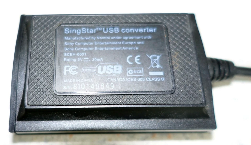 SingStar USB Converter SONY SCEH-0001 in neuwertigem Zustand - Bild 4 von 4