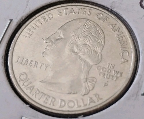 2005 P West Virginia State Quarter Reverse Cud Die Break Mint Error Coin - Picture 3 of 13