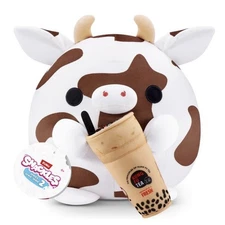 NWT Zuru Snackles Series 2 Bonnie Cow/Kung Fu Tea 8” in Plush Toy