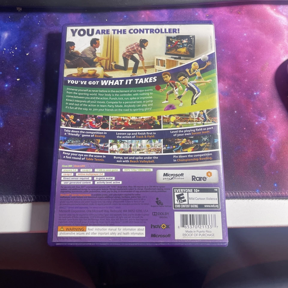 Kinect Sports (Xbox 360, 2010) - Image 2 of 4
