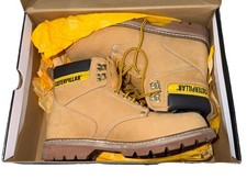Men Caterpillar Second Shift Soft Toe Work Boot P70042 Honey 100 Authentic New
