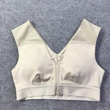 Tommie Copper Sport Bra Womens Medium Zip Front Activewear Shoulder Support
