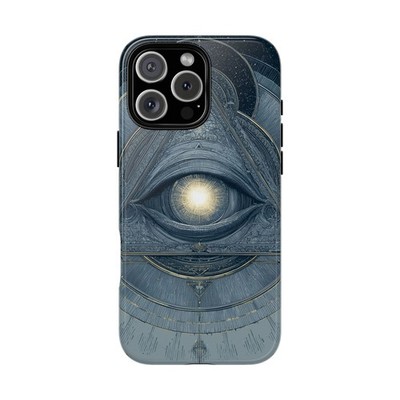Phone Ink - Case for iPhone/Galaxy/Pixel - All Seeing Eye Blue