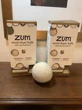 ZUM SET OF 6 WOOL DRYER BALLS