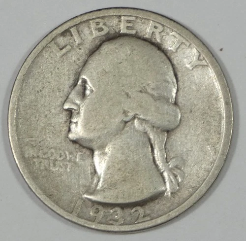 1932-S Washington Quarter FINE Silver 25c