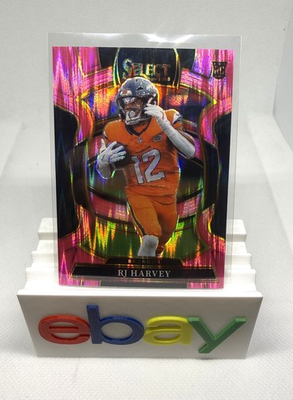 #ad 2025 Panini Select Concourse RJ Harvey #10 Pink Prizm Broncos Denver $1.75