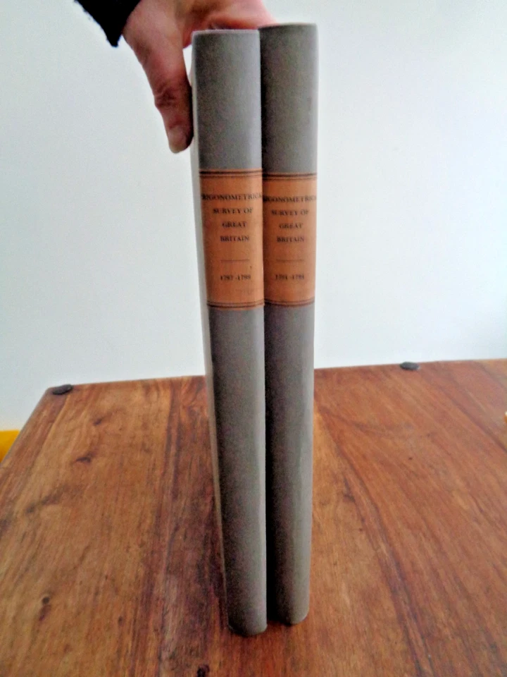 1795/1800 MUDGE ORDNANCE TRIGONOMETRICAL SURVEY OF GREAT BRITAIN 2 VOLS 10 PLTS - Image 2 of 4