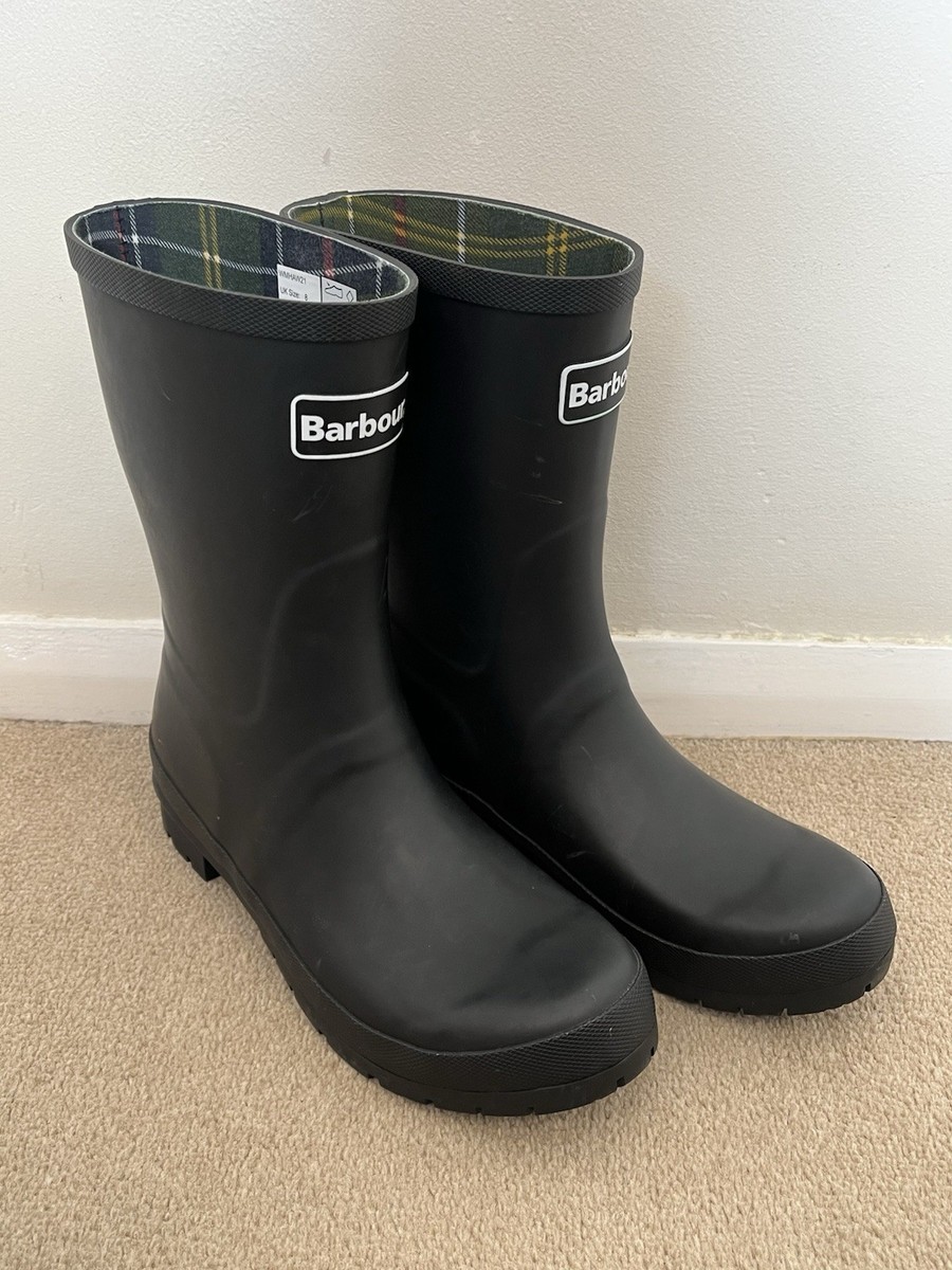 Barbour Banbury Mid Barbour Wide Fit Wellies Barbour Banbury Black