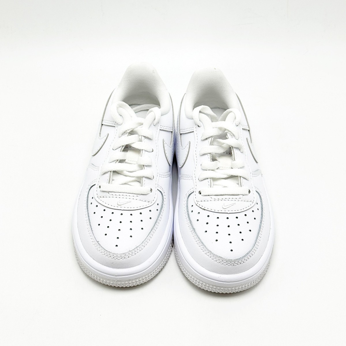 NEW* Pre-School Kids Nike Air Force 1 Low LACE (PS) White/White