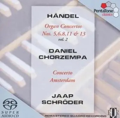 Orgelkonzerte Nr.5,6,8,11,13 | Georg Friedrich Händel | SACD | 2002 | Naxos
