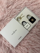 CHANEL PadLock Lock & Key Set Rare Counter VIP Gift Bag Charm Keychain-
