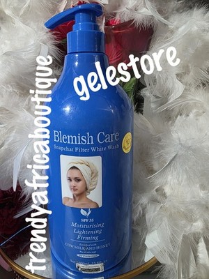 Blemish CARE Snapchat Filter White Body Wash Spf 35. Milk & Honey. 1000ml X 1