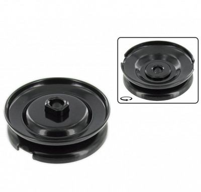 Riemenscheibe VW Käfer Karmann Bus T1 T2 12 Volt Lichtmaschine schwarz 043903109