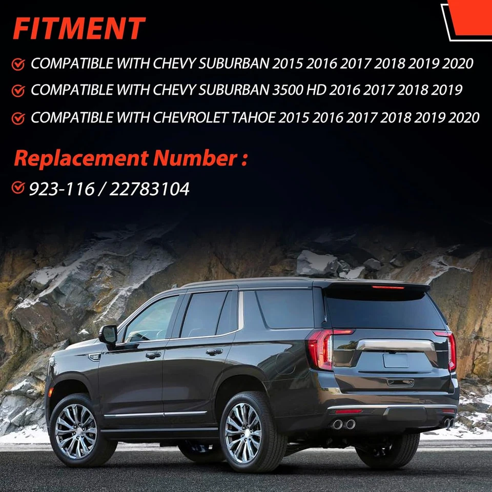 Tercera tercera luz trasera de freno lámpara de freno barra led roja para Tahoe Suburban 2015-20 Foto 3 de 4