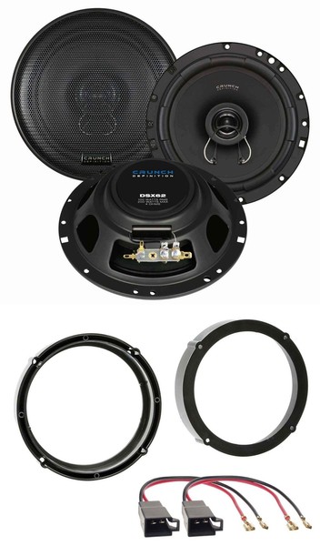 Crunch 2-Wege 16,5Cm 200Watt Lautsprecher FüR Seat Skoda Mitsubishi VW TüR Front-image