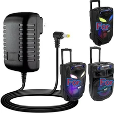 AC Adapter For Pyle PPHP101WMB PPHP121WMB PPHP127B PPHP128B Bluetooth PA Speaker
