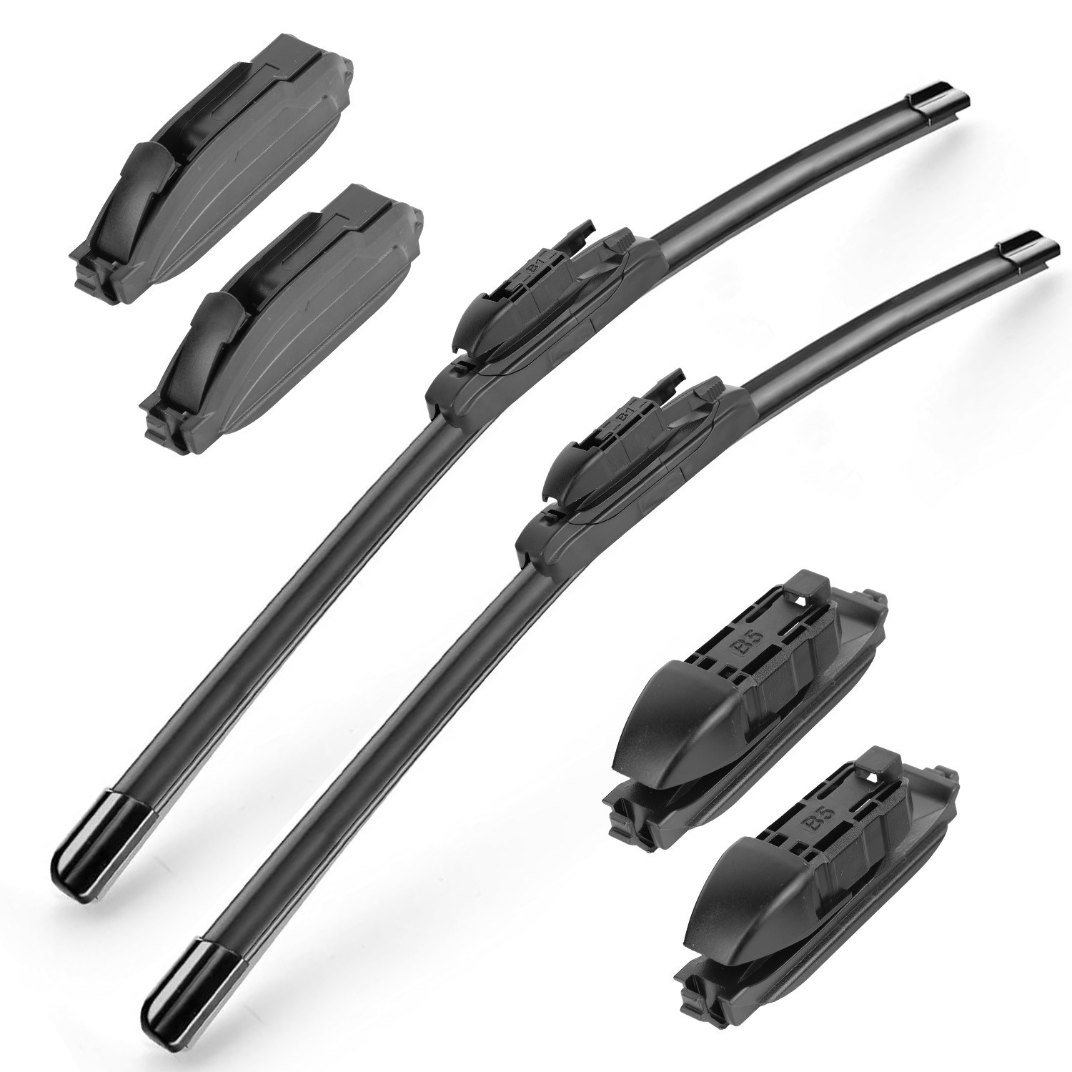 For Chevrolet Suburban 1500 2000-23 FRONT 22"&22" WINDSHIELD WIPER BLADE SET OEM