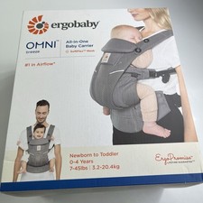 Ergobaby Omni Breeze All-Position Mesh Baby Carrier Gray