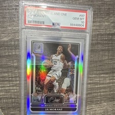 2022-23 Panini One and One Ja Morant #97 PSA 10 89/99 Memphis Grizzlies