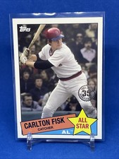2020 Topps 1985 Topps Baseball All-Stars Carlton Fisk #85AS-27 HOF Red Sox