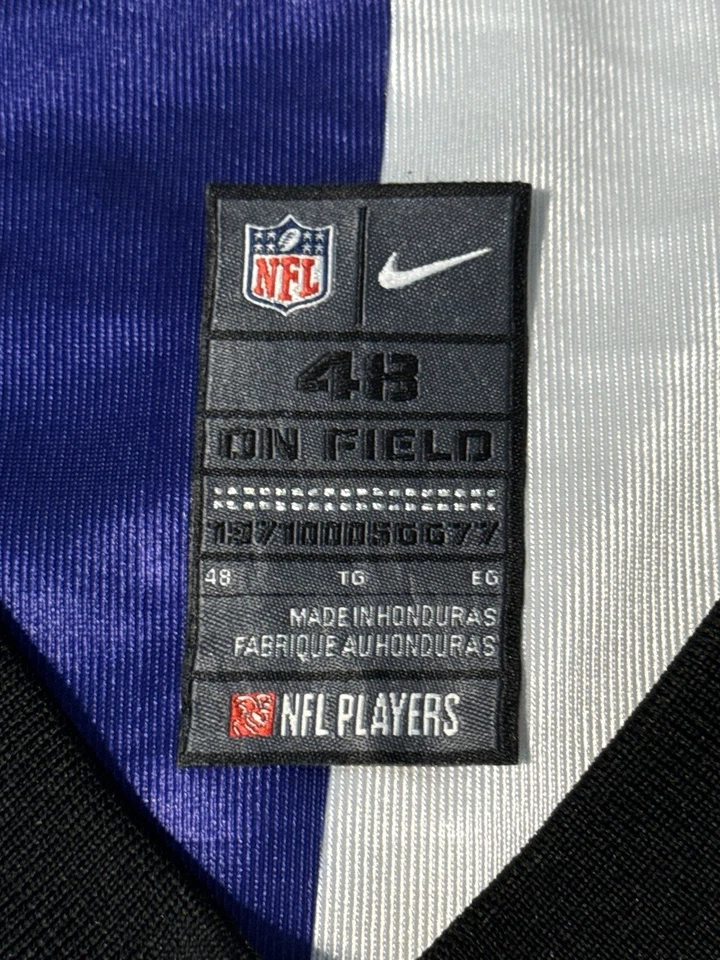 Camiseta de fútbol americano Ray Rice Nike On Field NFL Baltimore Ravens talla 48 #27 cosida Foto 3 de 4